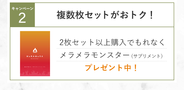 3枚セットが一番おトク！