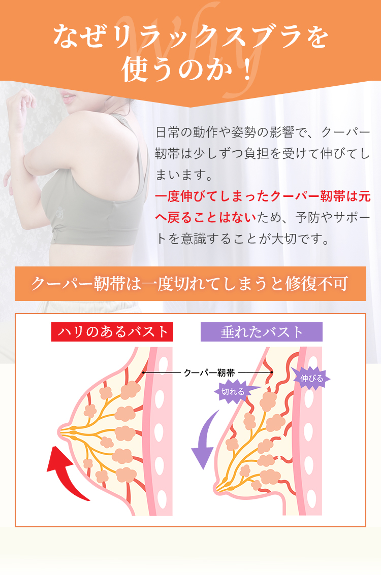 なぜスポーツブラが必要？
